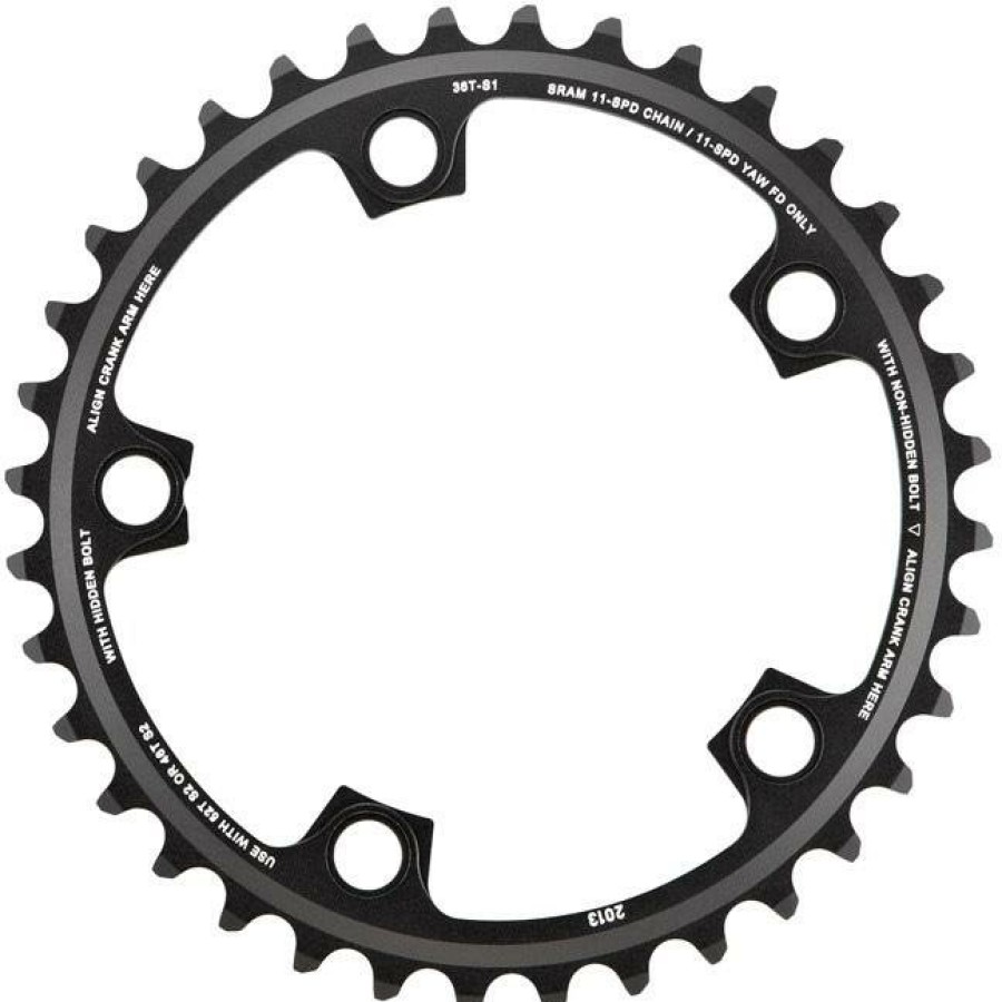 Bike Parts SRAM Chainrings | Sram X-Glide 11 Speed Inner Chainring Black