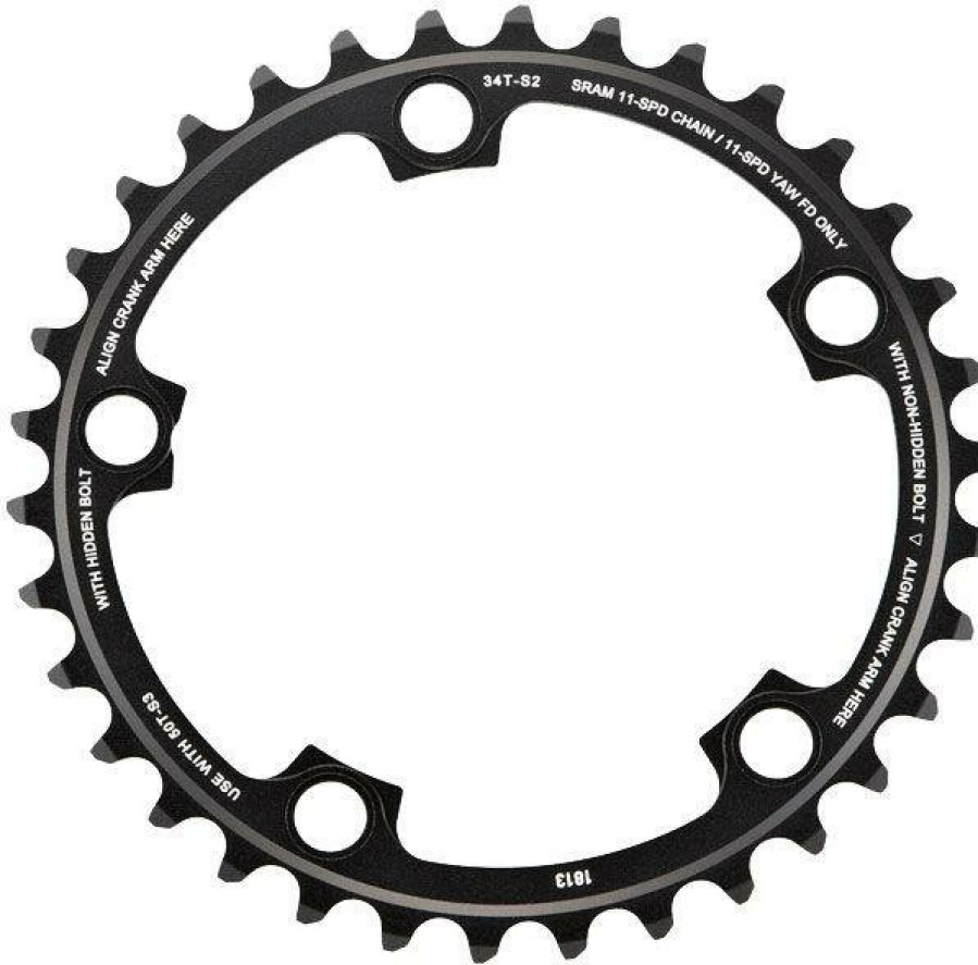 Bike Parts SRAM Chainrings | Sram X-Glide 11 Speed Inner Chainring Black